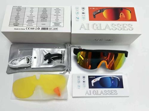 Shooting AI smart glasses 800W pixel photo and video recording Bluetooth music