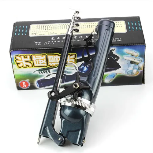 Portable Folding Fishing Rod Telescopic Fly Fishing Poles with Reel Line Travel Folding Mini Rod for Fishing