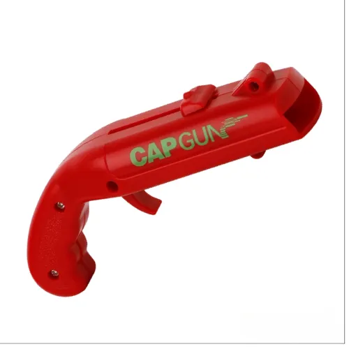 Creative Pistol Bottle Opener Cap Gun Launches Bottle Cap Multifunctional Beer Bottle Cap Launcher ABS Household Products