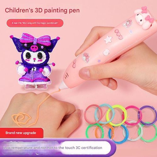 Wireless low-temperature 3D printing pen, children's 3D painting pen