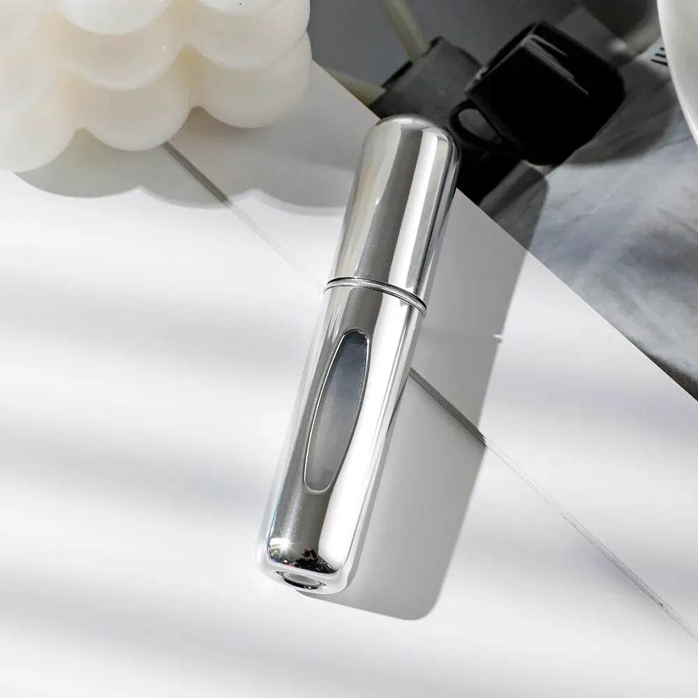 6 Portable Spray Bottles Travel Size 5ml Self-priming Bottom Fill Perfume Bottle Set