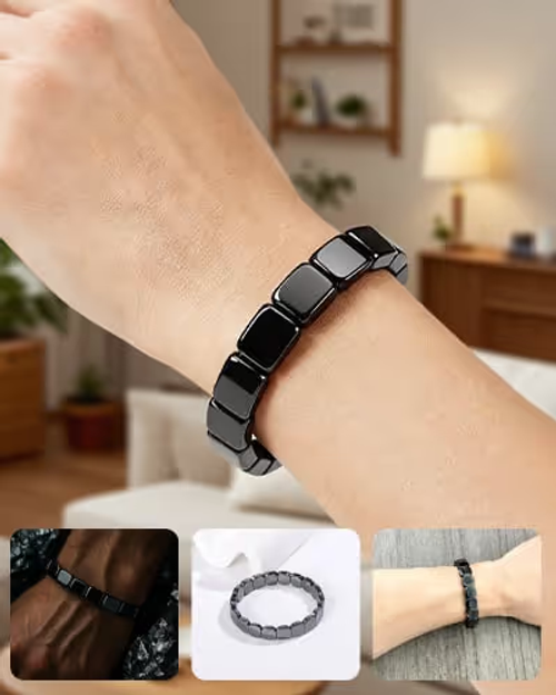 Hematite Bracelet For Men Reclaim Your Edge Confidence Natural Hematite Stone Beaded Stretch Healing Bracelets Gift Jewelry