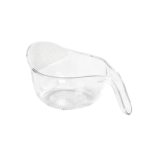 A multi-functional rice-washing bowl and draining scoop