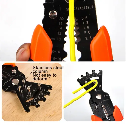 Five-in-one multi-function wire bending and wire stripping pliers Special for electricians