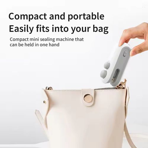 2PCS USB Rechargeable Portable Food Plastic Bag Sealer