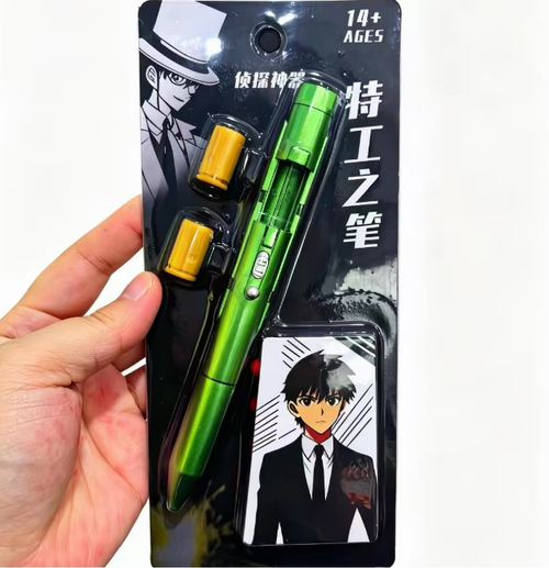 Agent Pen with Ejecting Shells, Dual-Use Writing Shooting Toy Pen, Fun Stress Relief Gadget for Office Home