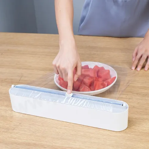 Magnetic Plastic Wrap Cutter Food Wrap Dispenser High Quality Foil Cling Film Cutter Oil Paper Cut Kitchen Accessories Tools
