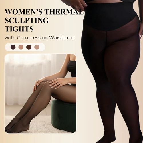 Thin, shaping leggings for women, with compression function at the waist.