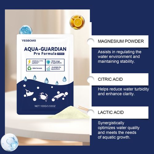 Water Clarifier — Eliminates water cloudiness within minutes harmless to fish — Suitable for freshwater and saltwater environments 🐠