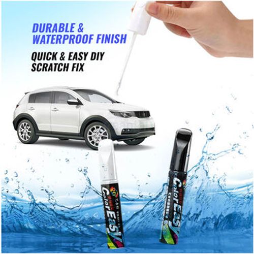 2pcs Car Bike Paint Scratch Repair Pen (1pcblack+1pcwhite)