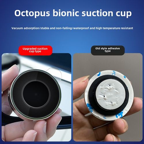 2pcs Car Suction Cup Auxiliary Rearview Mirror 360 Rotating Wide Angle Blind Spot Mirror