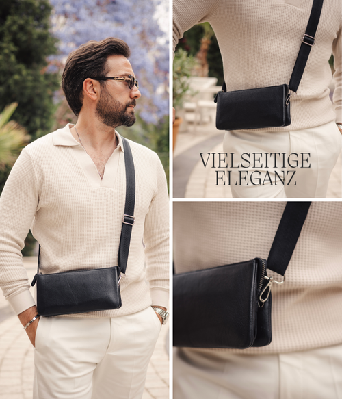The Signature Dual-Carry: A Gentlemans Crossbody & Handbag