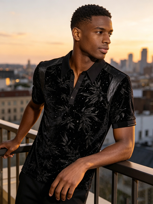 Advanced men's short sleeved shirt