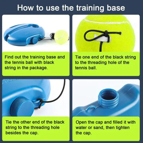 Portable Solo Tennis Rebound Trainer — Improve Your Skills Anytime, Anywhere