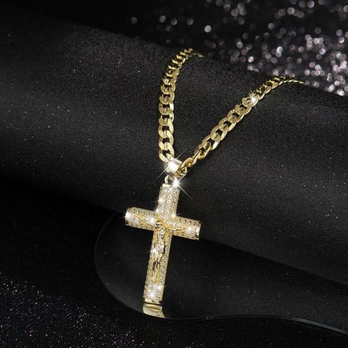 Jesus Crucifix Pendant Necklace