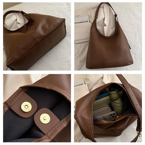 Large capacity bag for women 2025 new single shoulder bucket bag