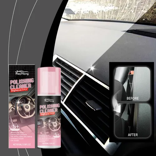 New Multifunctional Car Interior Care Wash Foam Leather Cleaner Spray Car Seat Interior Polishing Agent