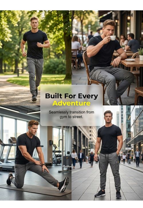 👖 50% OFF NOW! 🧵 Men's Cotton Cargo Tactical Trousers – Multi-Pocket, Durable Fabric & Perfect for Outdoor & Daily Wear 🏕️
