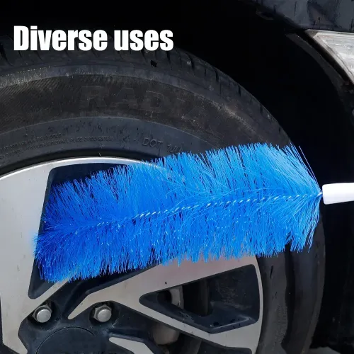 10 pcs Bendable Fan Brush Ultra-Fine Bristles Fan Inner Duster Remover Long Handle Air-conditioner Furniture Shutter Cleaning Tool