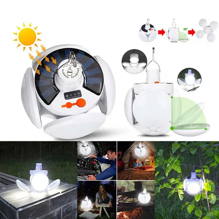 ☀️⚡50% OFF! 🔋🔥Multifunctional and foldable solar lamp in the shape of a football