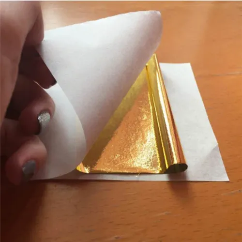 100 pieces of pure 24K gold foil
