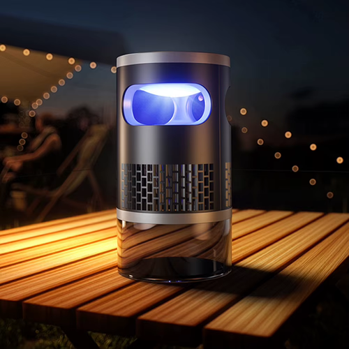 Outdoor Rechargeable Mosquito Killer Lamp with LED Night Light Electric Fly Traps for Outside Patio Backyard Garden