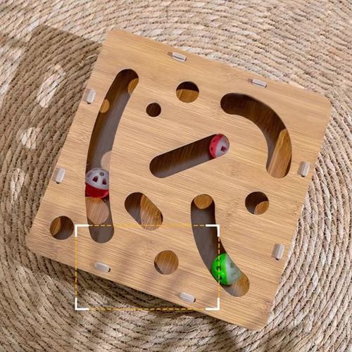 🎁😻✨Cat Scratch Puzzle Enrichment Box: Nail File Stress Free Alternative to Clippers and Grinders