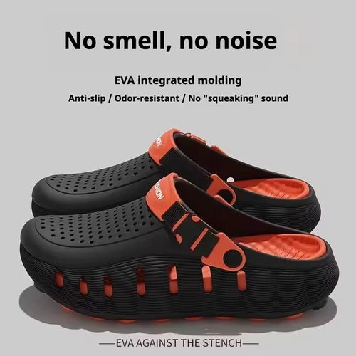 Mens Cushioned Clogs Ultra Soft Anti Slip Adjustable Strap