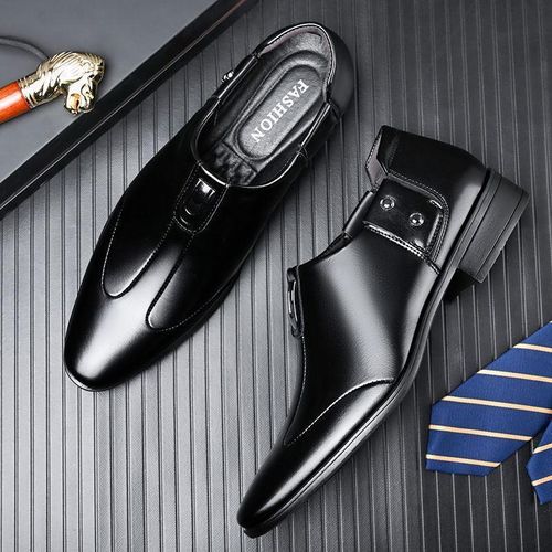 Business formal leather shoes pointed men's shoes