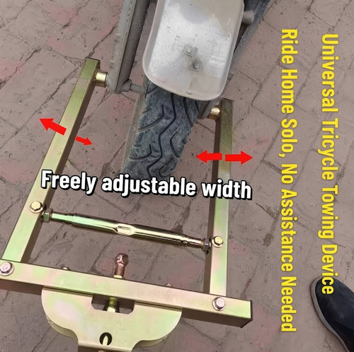 Tricycle Weighted Trailer Artifact Towing Trailer Hook Universal Electric Tricycle Trailer