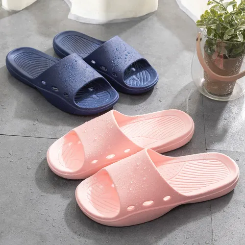 Unisex Bathroom Slippers Summer Indoor Home Anti-Slip Wear-Resistant Breathable Quick-Dry Sandals for Men And Women