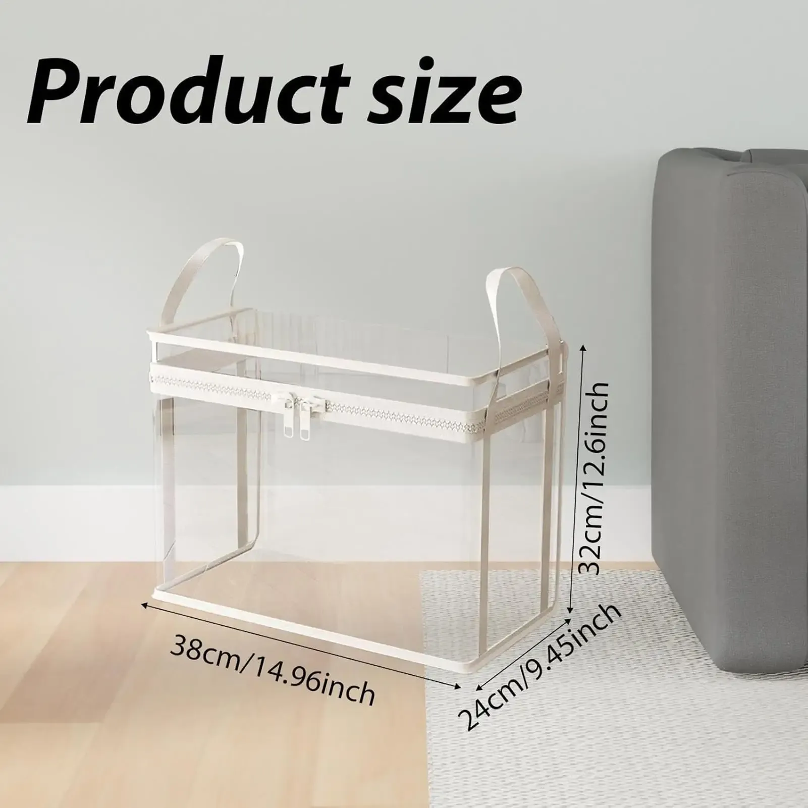 This storage box is suitable for organizing various miscellaneous items.