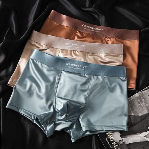 3 Packs Breathable Nylon Ice Silk boxer