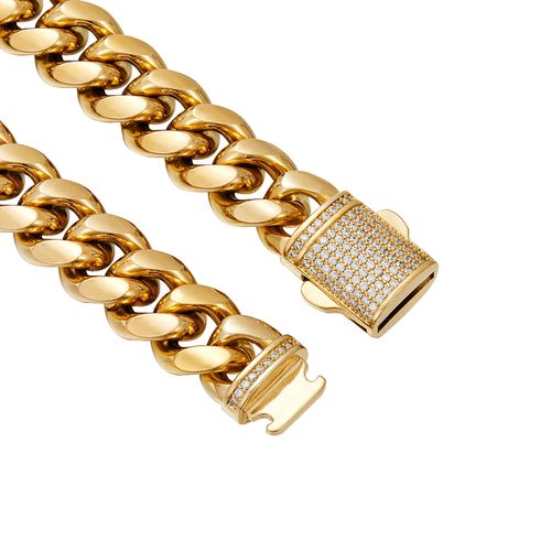 Men's 18K stainless steel bracelet