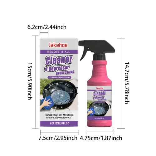 Barbecue Grill And Pan Cleaner Powerful Cleaning Solution For Removing Stubborn Grease And Burnt-On Residue From Grills And Pans