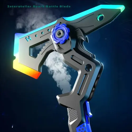 Outdoor Toy Bright Sword Axe Multi-Color Flash LED Light Streamer Cosplay Sword Toy Party Family Interactive Toy For Kids Adult