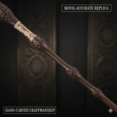 Harry Potter creative Resin Magic Wand Decorative Prop Fantasy Style Ornament With Textured Handle For Home Display Gift Collection