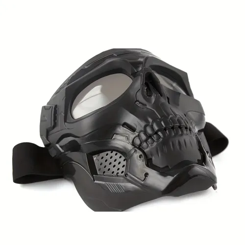 Motorcycle skull mask wind goggles outdoor sports riding glasses Halloween props windproof tactical mask