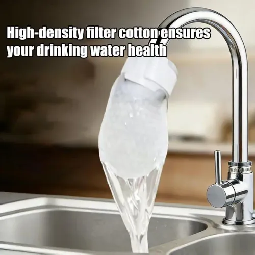 50Pcs Faucet Filter Cotton,Anti-splash Removes Sand Filters With T-strap ,Water Purification Socks For Tap Water Rust Removal