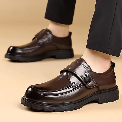 Men British Style Business Leather Shoes New  2026, Trend Soft Thick Sole Non-slip Durable All-match Casual Footwear