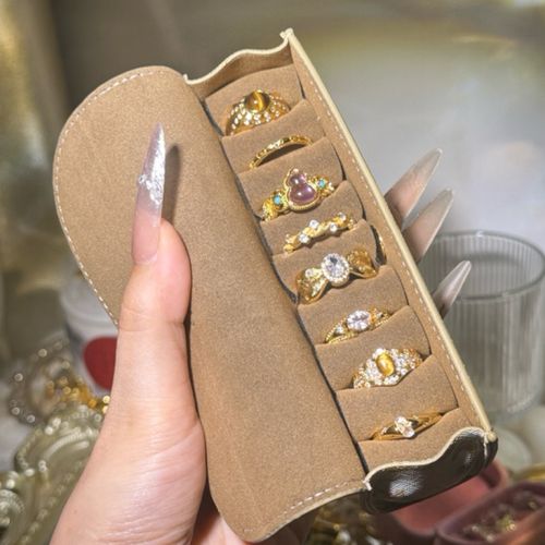 8 pigeon egg rings, light luxury high-end rings (including boxes)