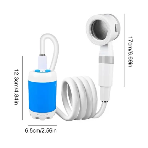 Camping Shower Pump Rechargeable Portable Pet Bath Car Wash