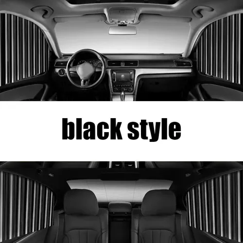 Magnetic Car Sun Shade Shield Side WindowCurtain Auto Summer Uv Protection Black Sun Visor Blinds Cover