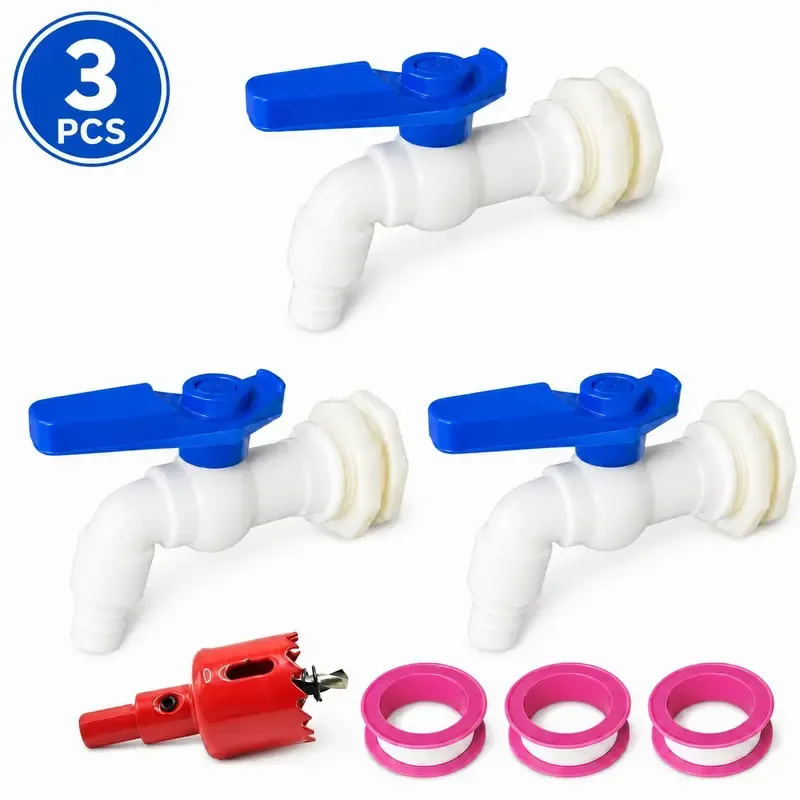 Outdoor Water Tank Barrel Faucet & Spout – 1-2-Inch (DN15) Frost-Resistant Tap Accessory