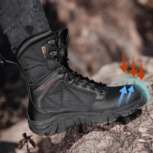 Anti smashing and anti stabbing sports safety shoes