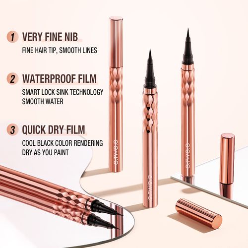 1pc Long-lasting, smudge-proof liquid eyeliner pen