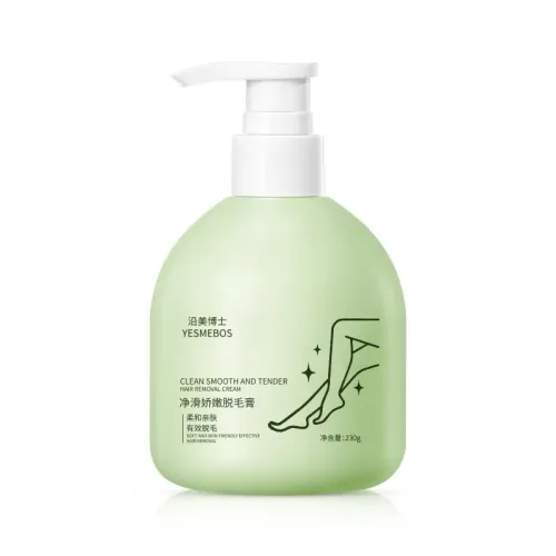 Delicate hair removal cream, mild and non-irritating, protects the skin, inhibits hair growth, and removes hair easily