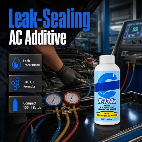 Automotive A C Leak Stop with UV Dye
