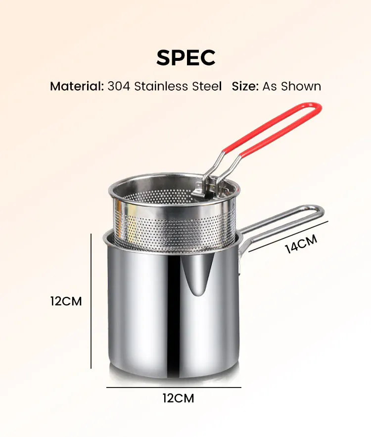 🔥Hot Sale 49% OFF🔥304 Stainless Steel Multifuntional Fryer