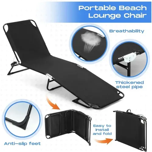 Tent Camping Folding Fishing Portable Campsite Beach Chair Camping Chair Folding Lounge